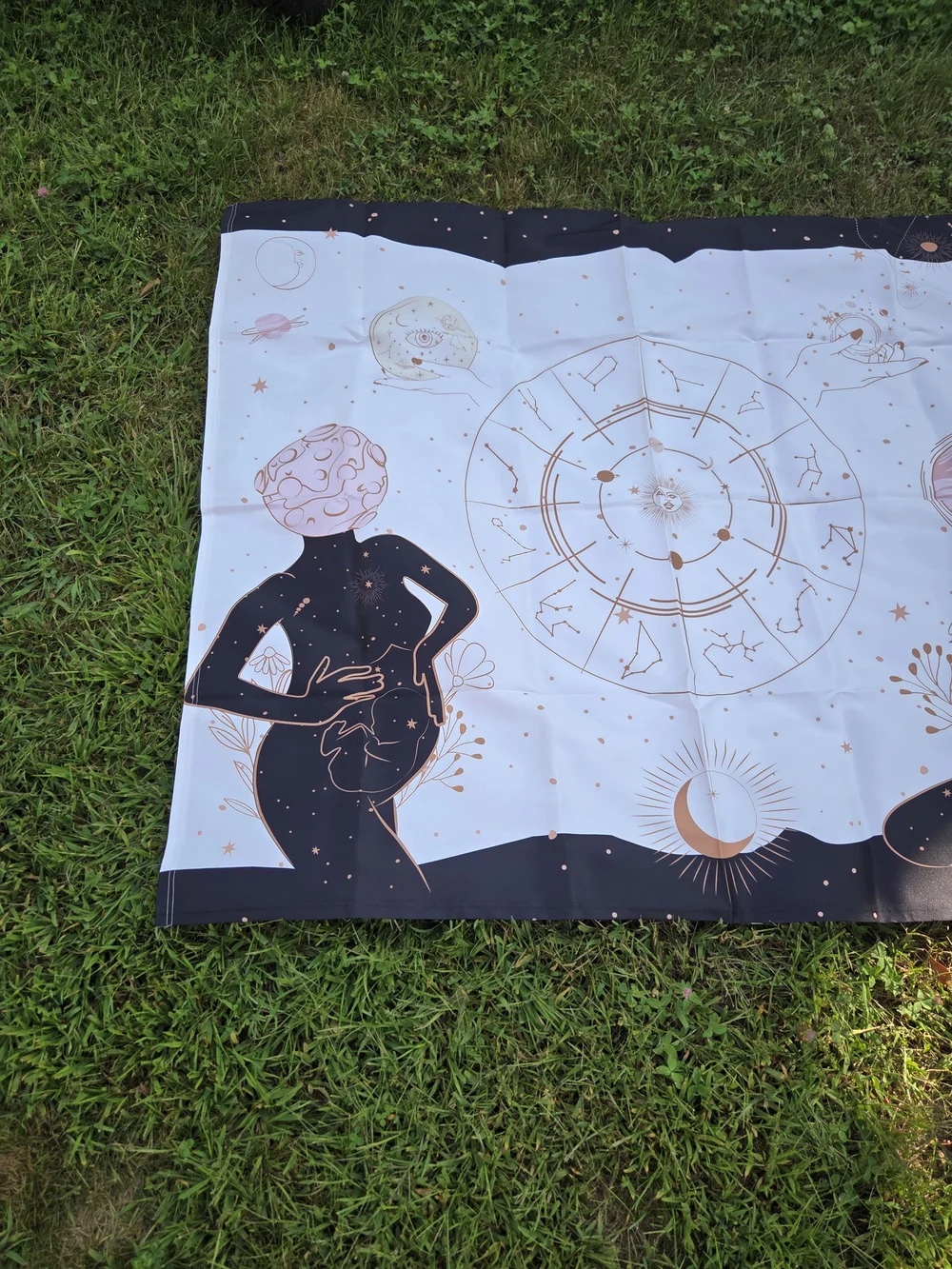 Celestial Zodiac Wall Tapestry Pregnant Women 50x58